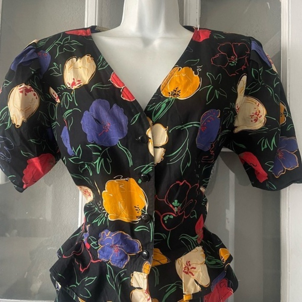 Vintage Ungaro Floral Top - Picture 1 of 6